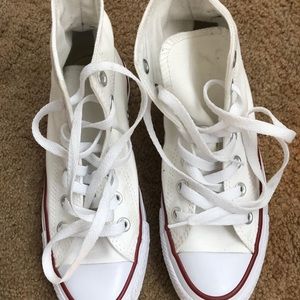 Converse Shoes - All-white Hightop converse Converse Shoes - All-white Hightop converse